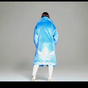 Ivy Park blue fur coat